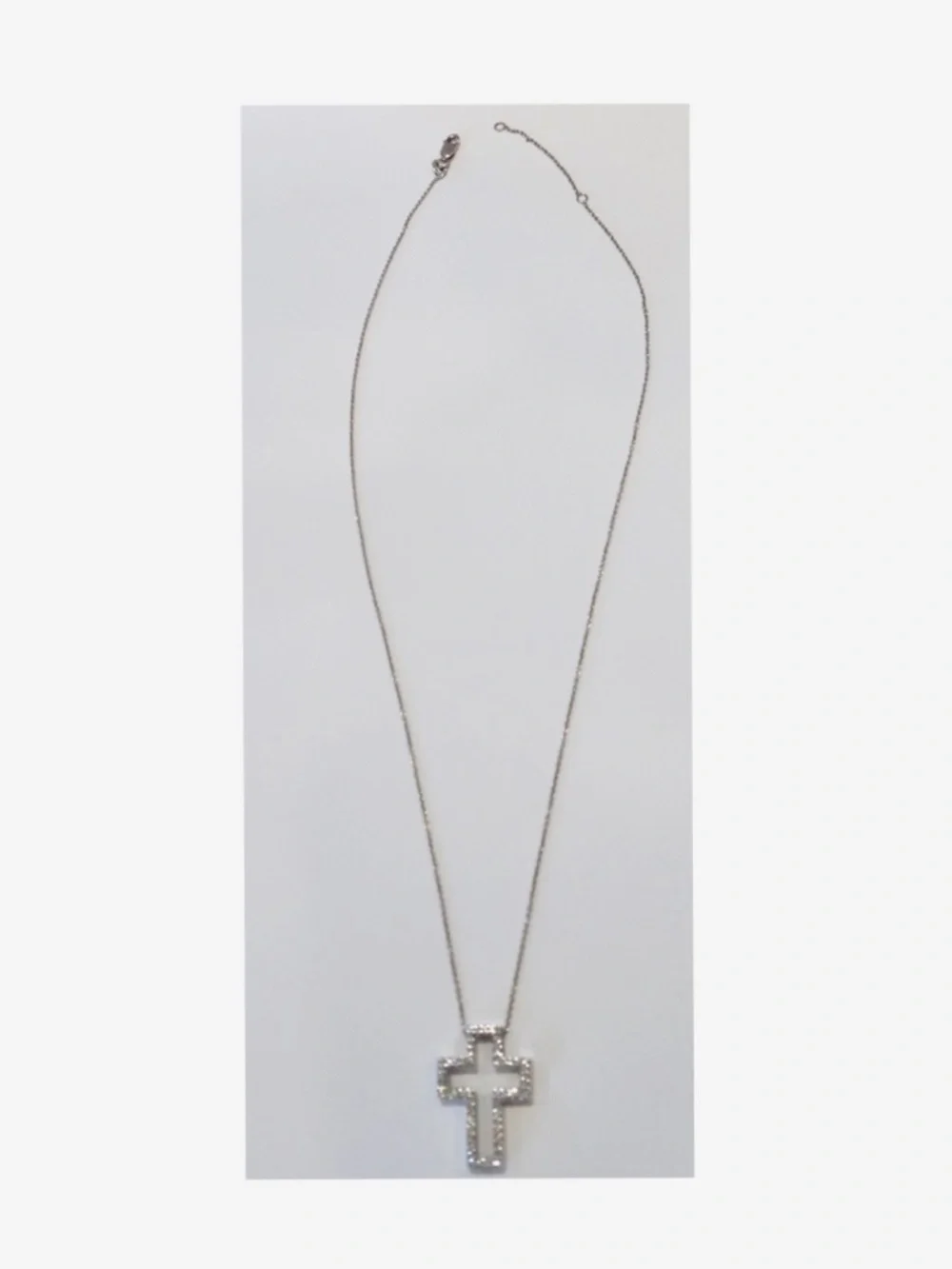 18K DIAMOND & SAPPHIRE 1.5ctw 3 CROSS INTERCHANGEABLE Pendant 18